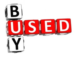 3D Buy Used Crossword on white background