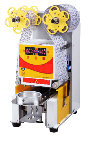 מכונה לסגירה בואקום של כוסות חד פעמיות