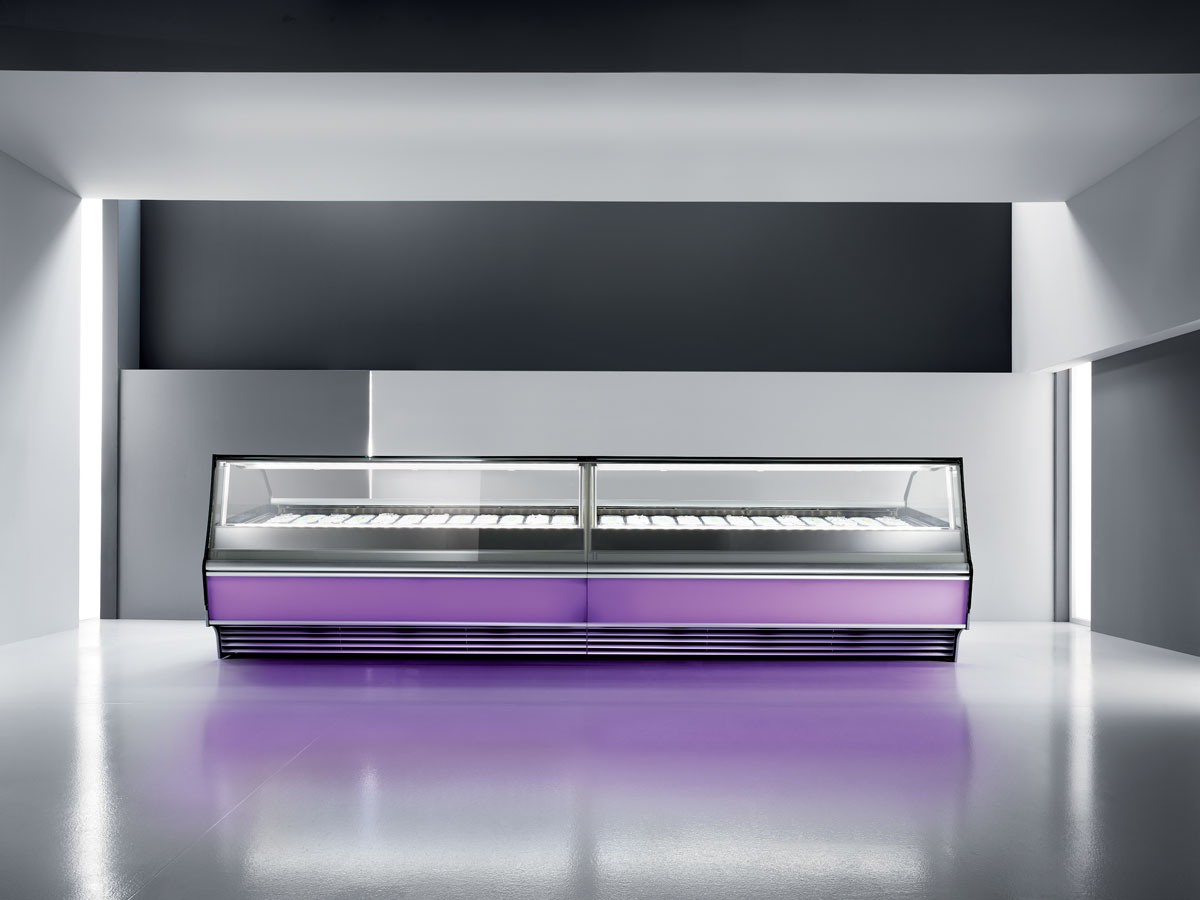 מקפיא גלידה  ועוגות תצוגה ELLETRA